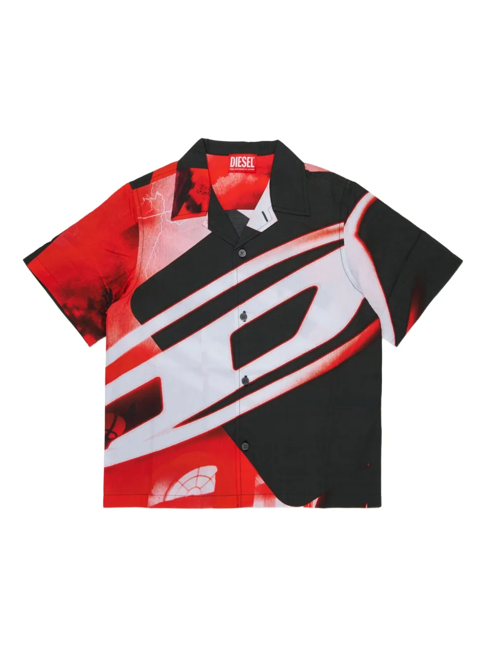 Рубашка с короткими рукавами и графичным принтом Diesel Kids, черный
Рубашка с короткими рукавами и графичным принтом Diesel Kids, черный