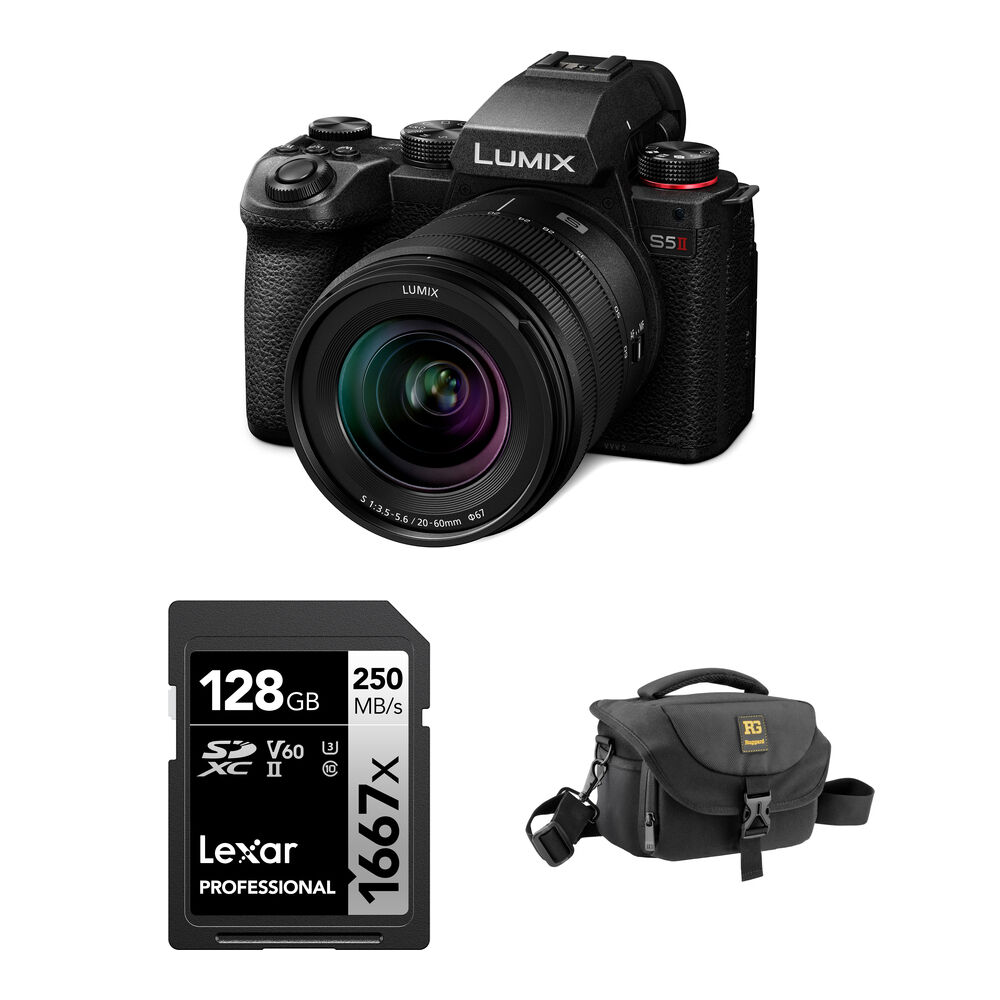Беззеркальная камера Panasonic Lumix S5 II Mirrorless Camera, Lens, and Accessories
Беззеркальная камера Panasonic Lumix S5 II Mirrorless Camera, Lens, and Accessories
