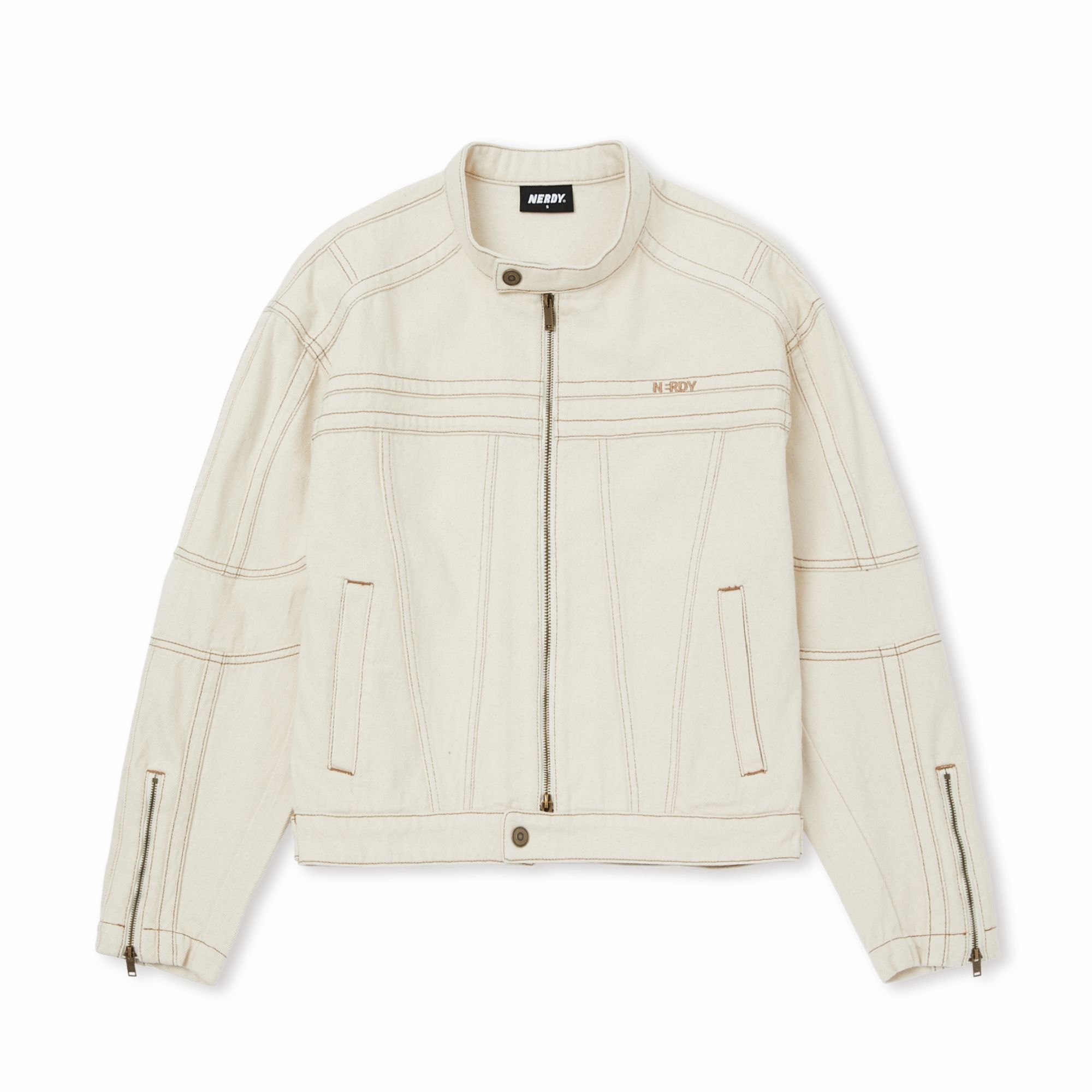 Nerdy Джинсовая куртка Unisex Ivory
Nerdy Джинсовая куртка Unisex Ivory
