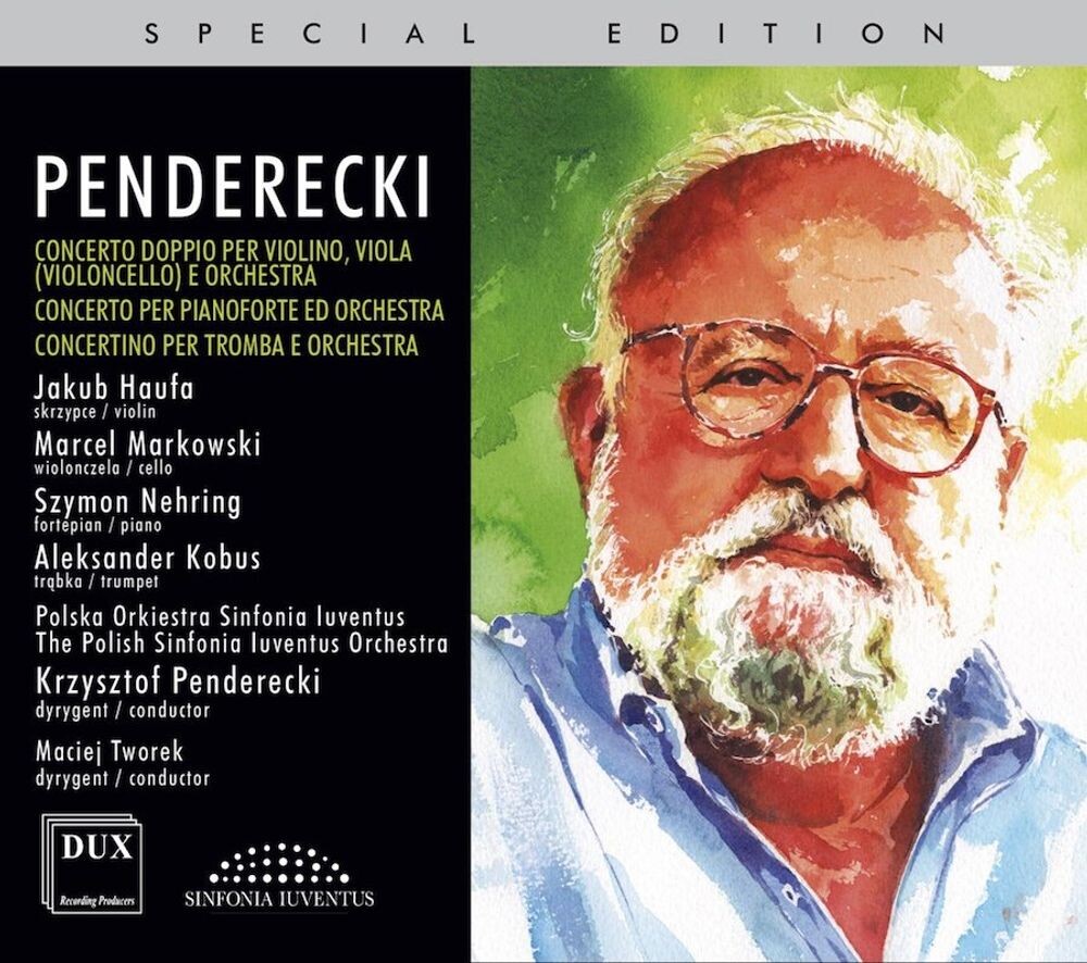 Диск CD Penderecki: Concerto Doppio Per Violino, Viola E Orchestra - Krzysztof Penderecki
Диск CD Penderecki: Concerto Doppio Per Violino, Viola E Orchestra - Krzysztof Penderecki