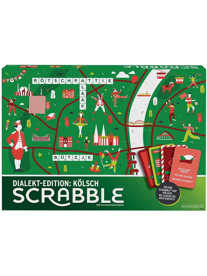 Mattel Scrabble - Dialect Edition: Кельш в разноцветном цвете
Mattel Scrabble - Dialect Edition: Кельш в разноцветном цвете