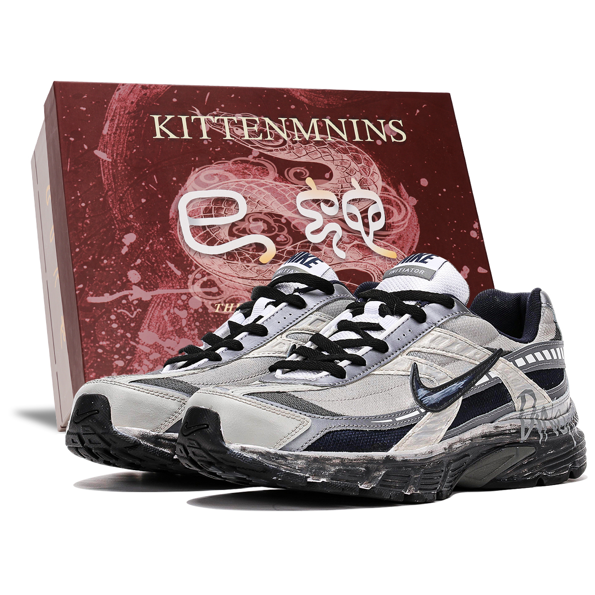 Nike Кроссовки Initiator с низким верхом, износостойкие, повседневные, мужские, черно-серые
Nike Кроссовки Initiator с низким верхом, износостойкие, повседневные, мужские, черно-серые