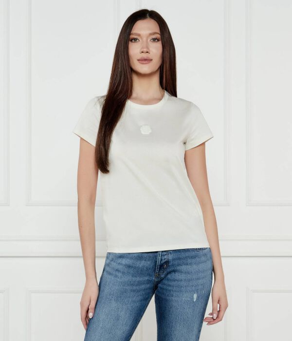 Футболка женская Boss стандартного кроя однотонная, экрю
Футболка женская Boss стандартного кроя однотонная, экрю