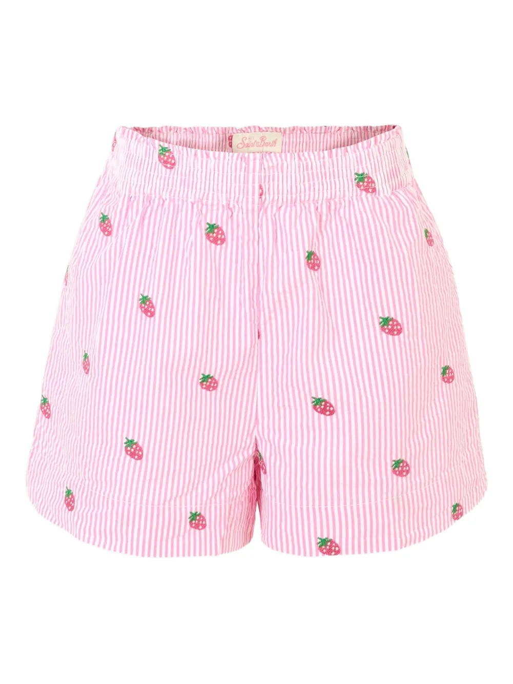 Полосатые шорты с клубничным принтом MC2 Saint Barth Kids, розовый
Полосатые шорты с клубничным принтом MC2 Saint Barth Kids, розовый