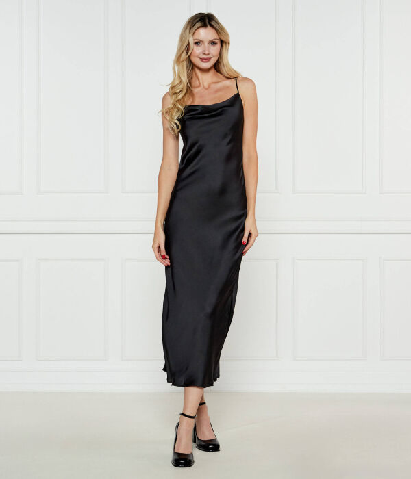 Атласное платье с накидкой Hugo, черный
Атласное платье с накидкой Hugo, черный