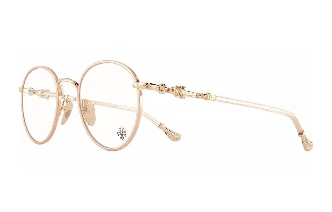 Круглая оправа для очков унисекс золотая Chrome Hearts
Круглая оправа для очков унисекс золотая Chrome Hearts