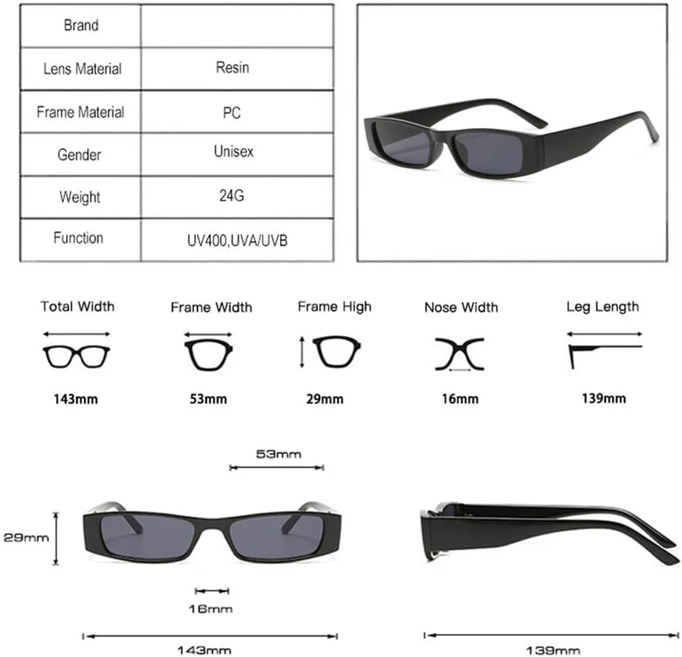 Модные маленькие прямоугольные солнцезащитные очки для женщин, ретро-очки, трендовые солнцезащитные очки для мужчин, защита от УФ-излучения UV400 TKKTLLT, Red Gray
Модные маленькие прямоугольные солнцезащитные очки для женщин, ретро-очки, трендовые солнцезащитные очки для мужчин, защита от УФ-излучения UV400 TKKTLLT, Red Gray