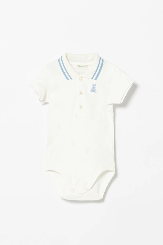 Хлопковый боди для малышей United Colors Of Benetton, белый
Хлопковый боди для малышей United Colors Of Benetton, белый