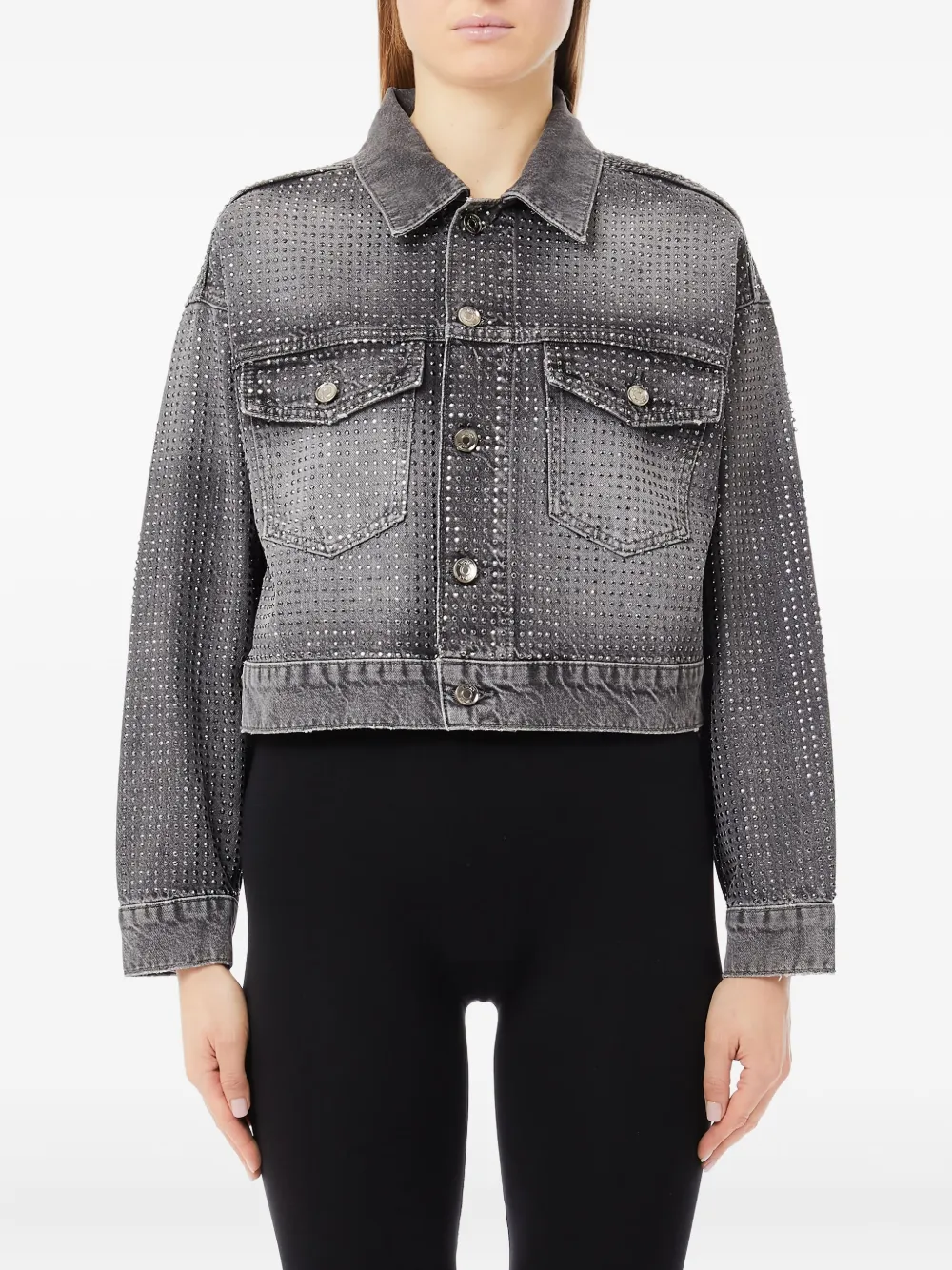 Джинсовая куртка с заклёпками Liu Jo, серый
Джинсовая куртка с заклёпками Liu Jo, серый