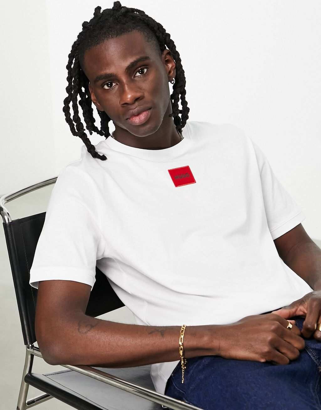 Белая футболка с логотипом Hugo Diragolino, Белый, Белая футболка с логотипом Hugo Diragolino
Белая футболка с логотипом Hugo Diragolino, Белый, Белая футболка с логотипом Hugo Diragolino