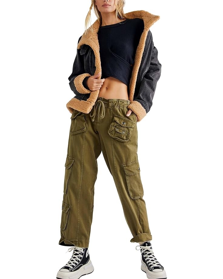 Брюки карго Free People Tahiti, цвет Dried Herb
Брюки карго Free People Tahiti, цвет Dried Herb