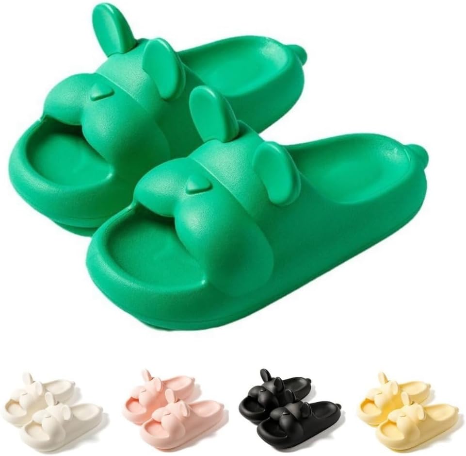 Милые шлепанцы-зайчики Albiva, зеленый
Милые шлепанцы-зайчики Albiva, зеленый