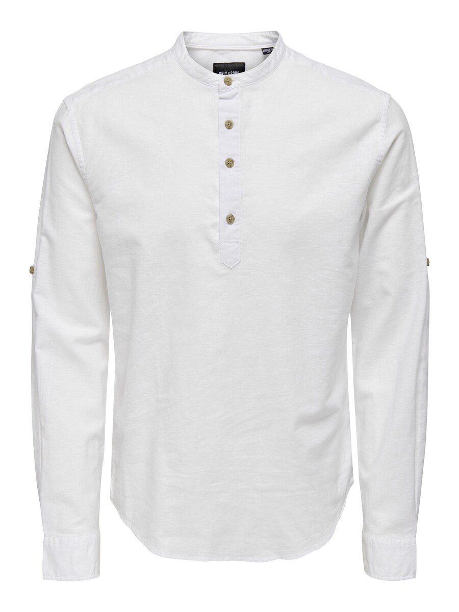 Рубашка Slim Fit на пуговицах Only & Sons Caiden, белый
Рубашка Slim Fit на пуговицах Only & Sons Caiden, белый