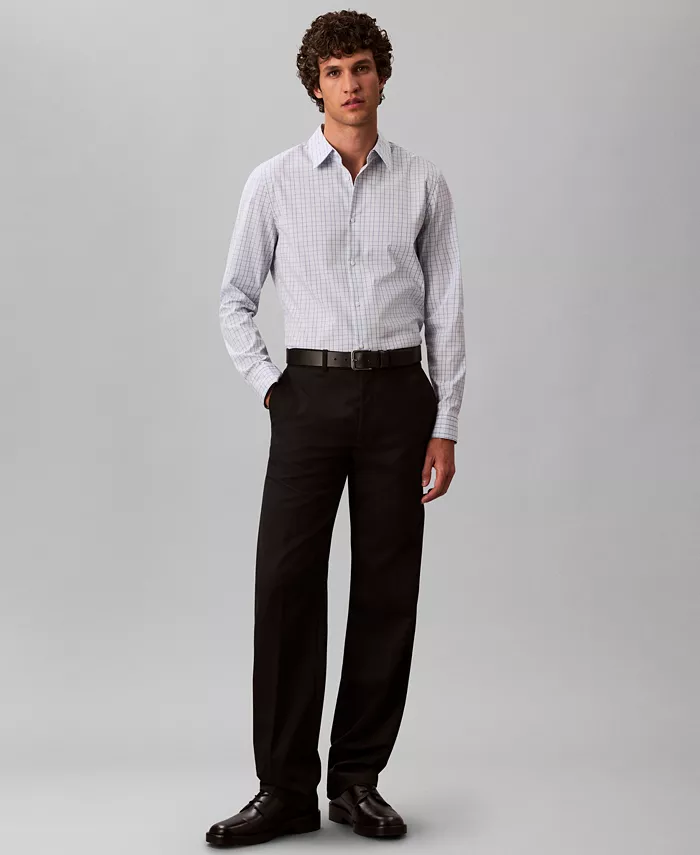 Мужская рубашка с длинным рукавом в клетку Calvin Klein, синий
Мужская рубашка с длинным рукавом в клетку Calvin Klein, синий