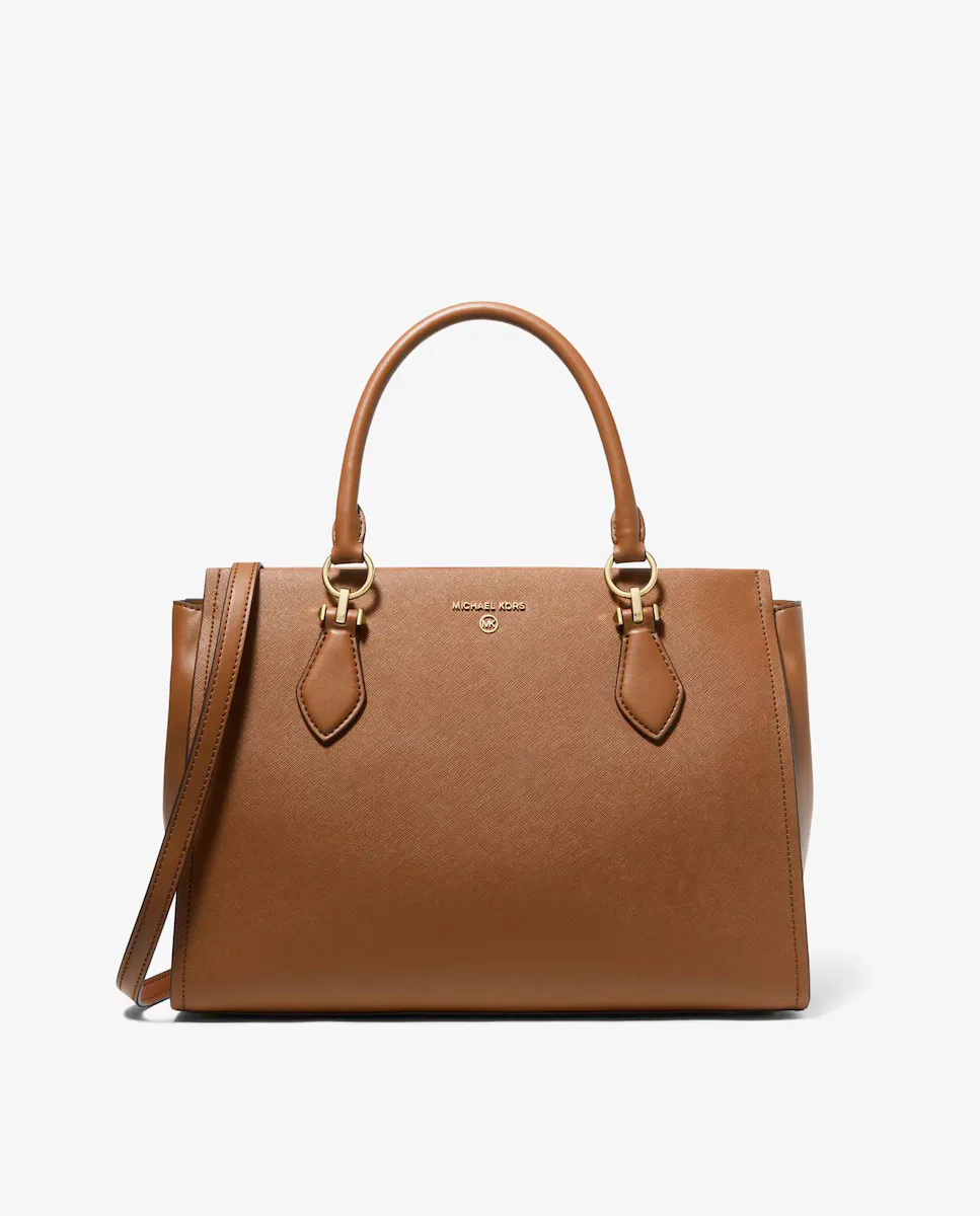 Кожаная сумка через плечо Marilyn, трансформируемая в плечо Michael Michael Kors, коричневый
Кожаная сумка через плечо Marilyn, трансформируемая в плечо Michael Michael Kors, коричневый