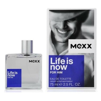Мужская туалетная вода Mexx Life is Now for Him Edt Eau de Toilette Spray 75ml
Мужская туалетная вода Mexx Life is Now for Him Edt Eau de Toilette Spray 75ml