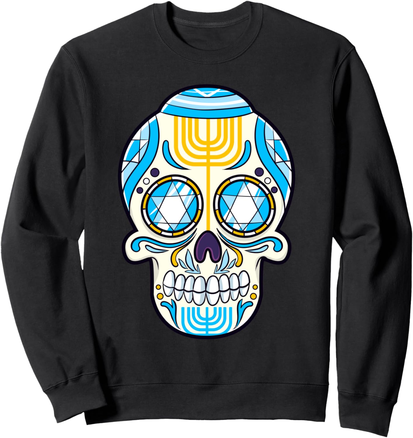 Счастливой Хануки! Сахарный череп, мексиканская менора, еврейская толстовка на Хануку Hanukkah Chanukah Funny Jewish Christmas Gifts, черный
Счастливой Хануки! Сахарный череп, мексиканская менора, еврейская толстовка на Хануку Hanukkah Chanukah Funny Jewish Christmas Gifts, черный