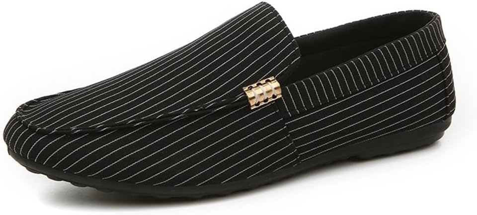 Мужские лоферы JIADELI черно-белые с полосками, строчкой, тканевые туфли, удобный плоский каблук, гибкие, на молнии, для ходьбы
Мужские лоферы JIADELI черно-белые с полосками, строчкой, тканевые туфли, удобный плоский каблук, гибкие, на молнии, для ходьбы