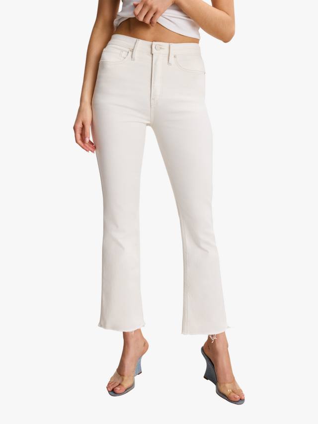 Классические джинсы клеш Good American, Cloud White001
Классические джинсы клеш Good American, Cloud White001