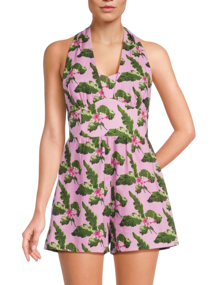 Комбинезон из льняной смеси с цветочным принтом Henli Amur, цвет Melon Palm
Комбинезон из льняной смеси с цветочным принтом Henli Amur, цвет Melon Palm