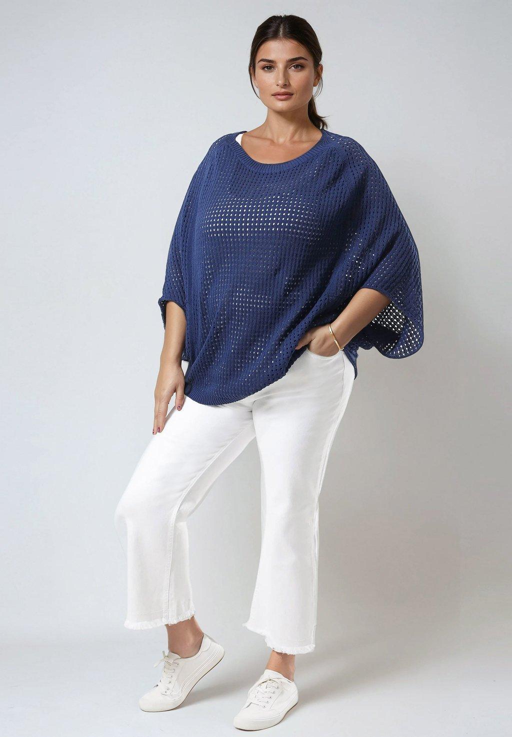 Джемпер UNI CHAUVE SOURIS EN Jean Marc Philippe, синий
Джемпер UNI CHAUVE SOURIS EN Jean Marc Philippe, синий