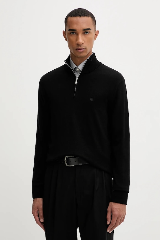 Шерстяной свитер Calvin Klein, черный
Шерстяной свитер Calvin Klein, черный