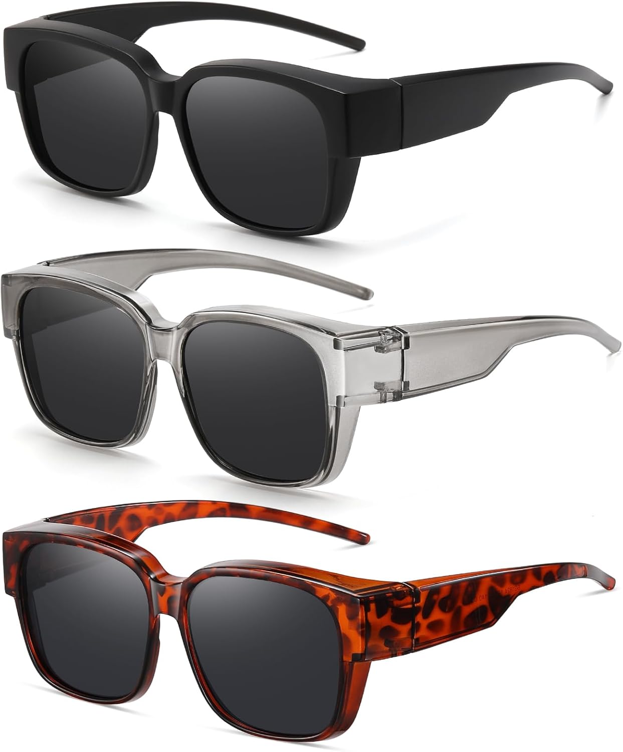 Поляризованные солнцезащитные очки HAOLOTA для мужчин и женщин, модные квадратные очки с обтекаемой формой для вождения и защиты от УФ-излучения, A03 Black/Grey + Grey/Grey + Tortoise/Grey
Поляризованные солнцезащитные очки HAOLOTA для мужчин и женщин, модные квадратные очки с обтекаемой формой для вождения и защиты от УФ-излучения, A03 Black/Grey + Grey/Grey + Tortoise/Grey