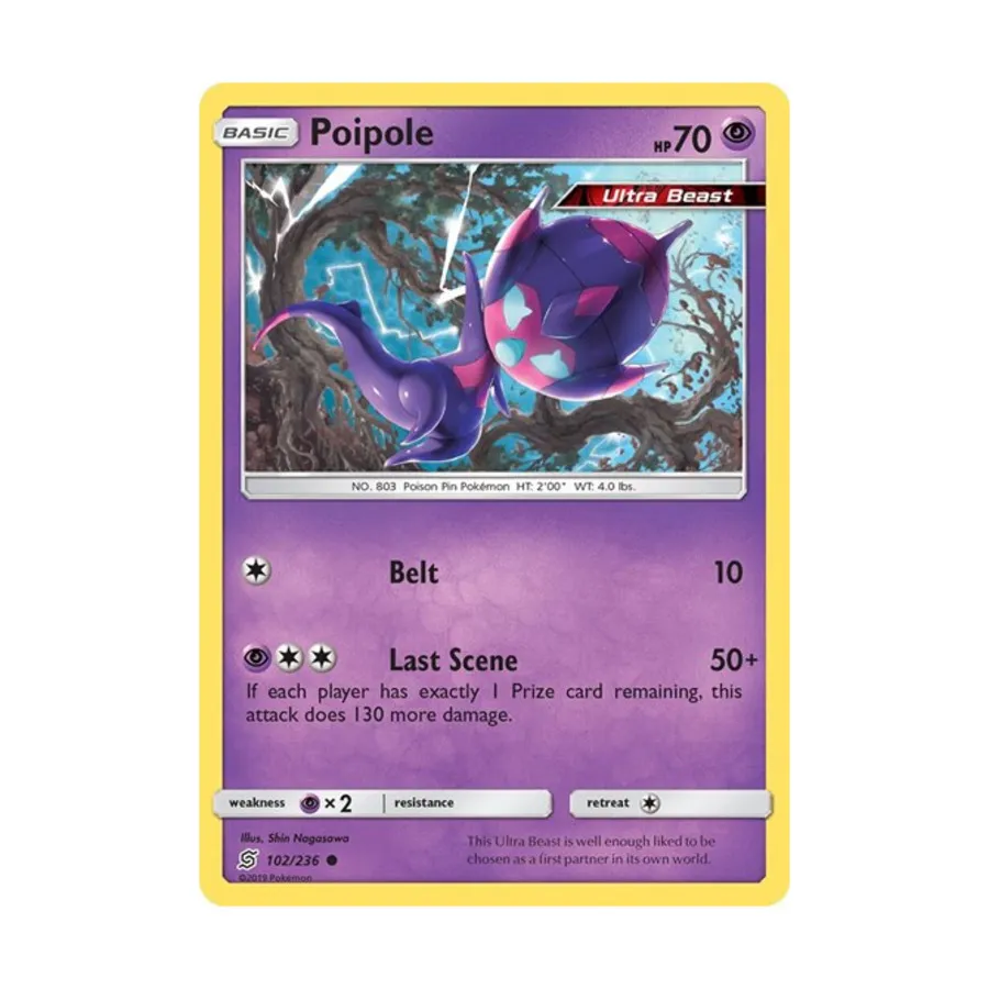 CCG Пойпол (К) # 102/236, Pokemon - SM - Unified Minds - Singles
CCG Пойпол (К) # 102/236, Pokemon - SM - Unified Minds - Singles