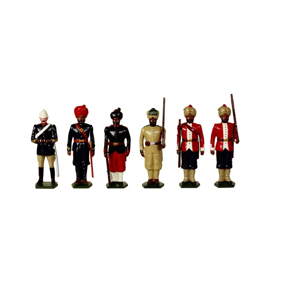 Типы индийской армии - артиллерийские и пехотные полки около 1900 г., Historical Miniatures (Tradition of London) (54mm)
Типы индийской армии - артиллерийские и пехотные полки около 1900 г., Historical Miniatures (Tradition of London) (54mm)