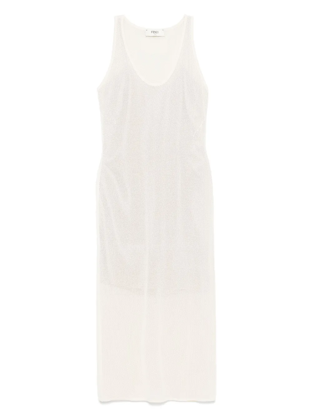Платье миди без рукавов FENDI, нейтральный
Платье миди без рукавов FENDI, нейтральный