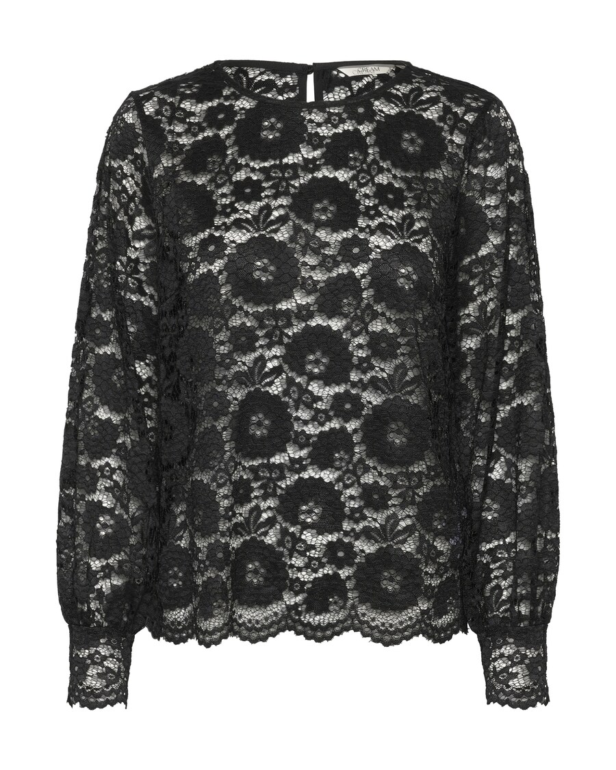 Кружевная блузка Cream Blouse Shuri, черный
Кружевная блузка Cream Blouse Shuri, черный