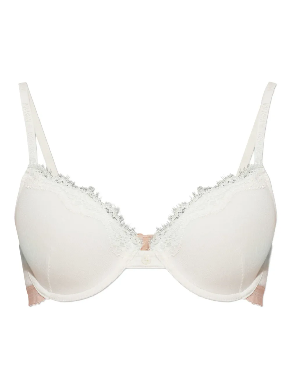 Бюстгальтер с кружевной отделкой Emporio Armani, белый
Бюстгальтер с кружевной отделкой Emporio Armani, белый