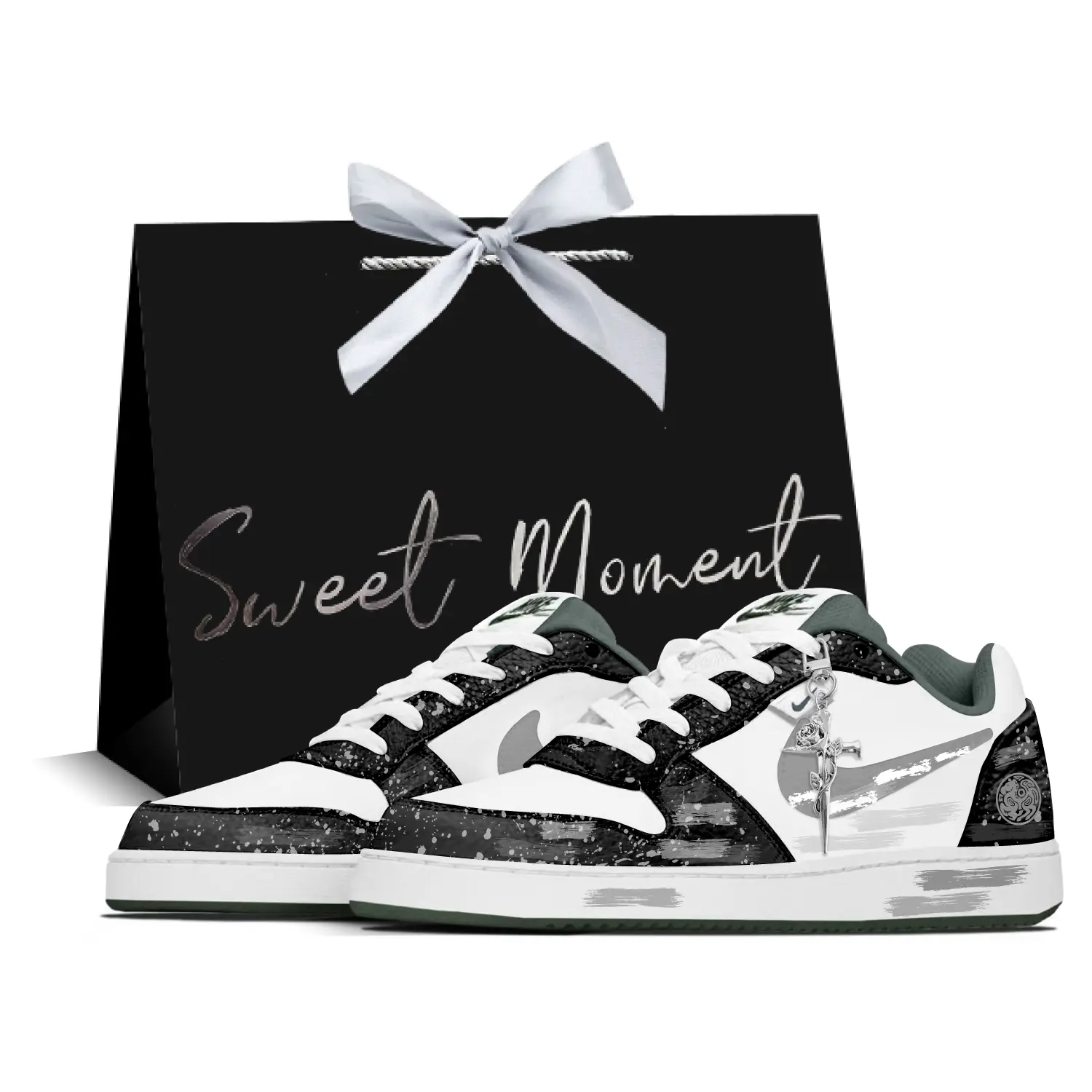 Nike EBERNON Starlight Ruins Кожаные с амортизацией, износостойкие низкие кроссовки для скейтбординга мужские бело-зеленые
Nike EBERNON Starlight Ruins Кожаные с амортизацией, износостойкие низкие кроссовки для скейтбординга мужские бело-зеленые