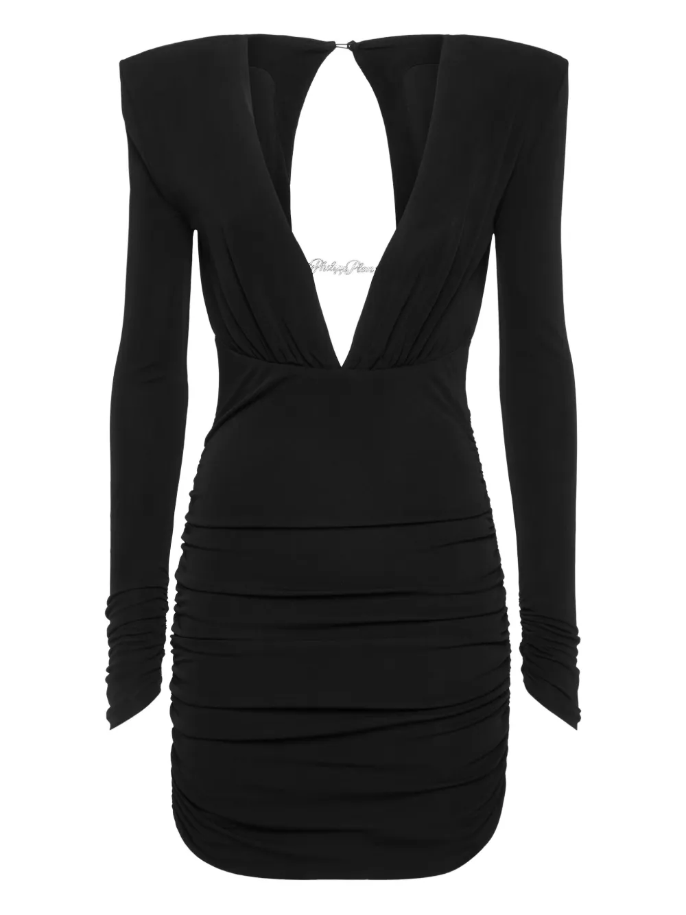Платье мини с глубоким V-образным вырезом Philipp Plein, черный
Платье мини с глубоким V-образным вырезом Philipp Plein, черный