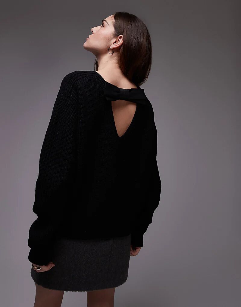 Джемпер ARKET из трикотажной резинки с глубоким вырезом на спине черного цвета
Джемпер ARKET из трикотажной резинки с глубоким вырезом на спине черного цвета