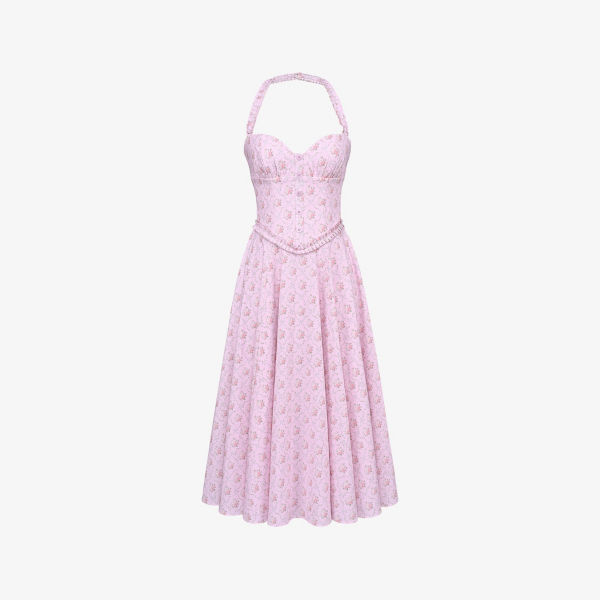 Платье джинсовое House Of Cb Georgie с цветочным принтом, розовый
Платье джинсовое House Of Cb Georgie с цветочным принтом, розовый