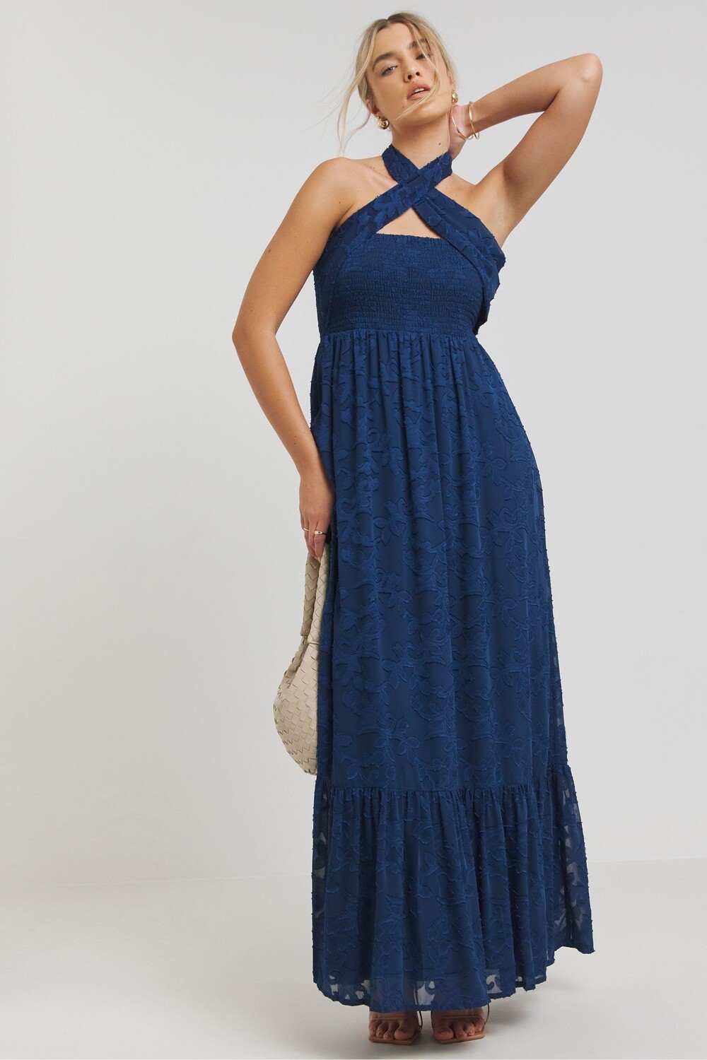 Платье из многослойного жаккарда Simply Be, синий
Платье из многослойного жаккарда Simply Be, синий