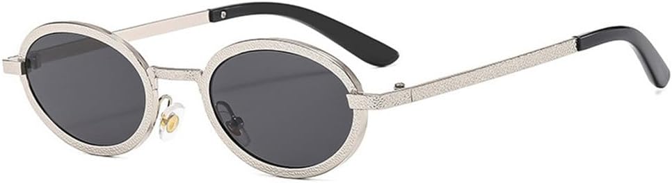 Солнцезащитные очки UV400 с овальной металлической окантовкой и градиентным переходом цвета, подходят для женщин и мужчин, для бега и занятий спортом на открытом воздухе UYPTK, Silver-black
Солнцезащитные очки UV400 с овальной металлической окантовкой и градиентным переходом цвета, подходят для женщин и мужчин, для бега и занятий спортом на открытом воздухе UYPTK, Silver-black