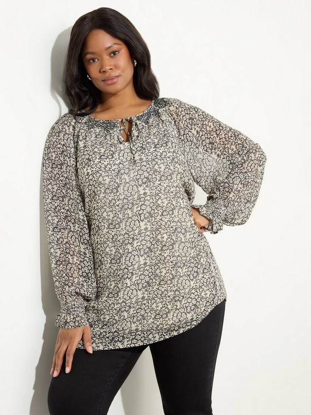 Модный топ-туника с цветочным принтом Live Unlimited, черный/разноцветный
Модный топ-туника с цветочным принтом Live Unlimited, черный/разноцветный