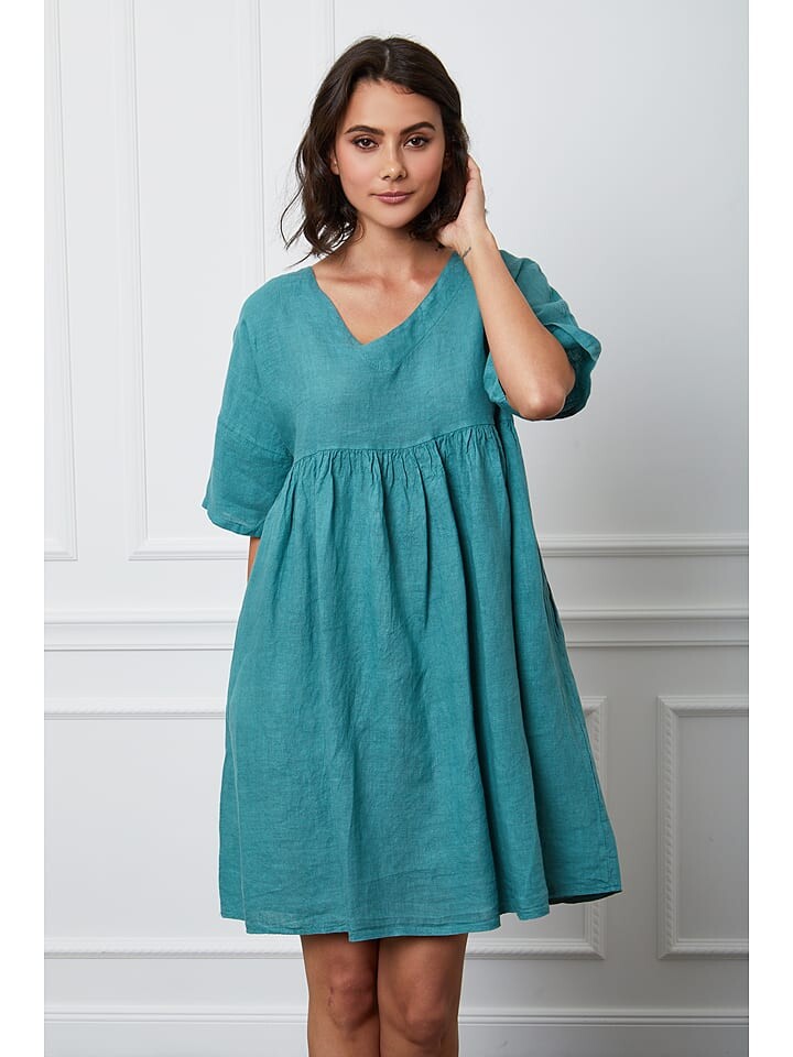 Короткое платье La Compagnie Du Lin Leinen Etsy, бирюзовый
Короткое платье La Compagnie Du Lin Leinen Etsy, бирюзовый