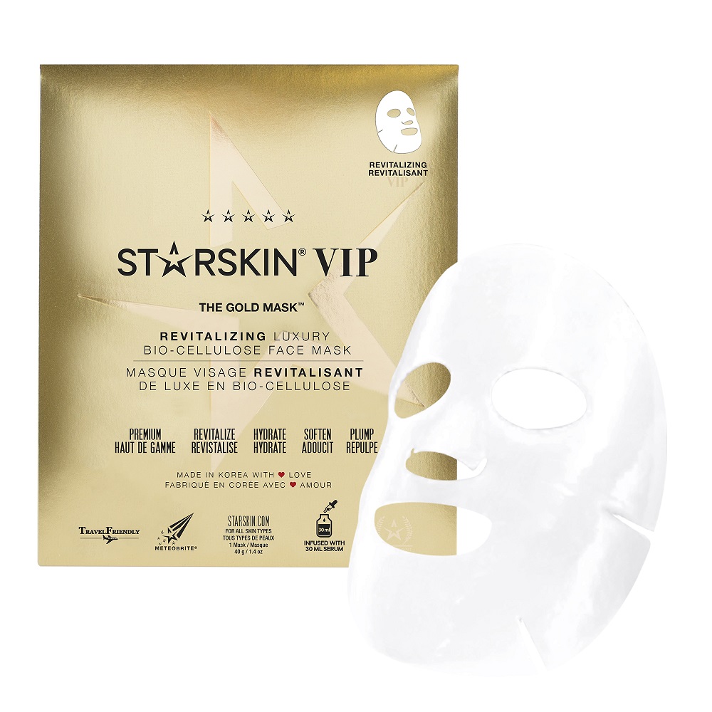 Освежающая золотая маска для лица the gold mask revitalizing luxury bio-cellulose face mask Starskin, количество 1 шт.
Освежающая золотая маска для лица the gold mask revitalizing luxury bio-cellulose face mask Starskin, количество 1 шт.