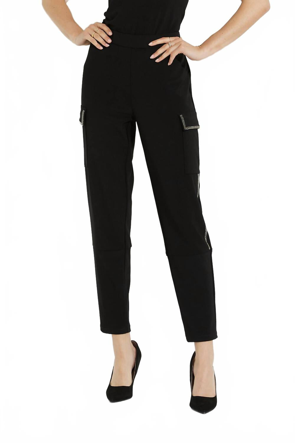 Joseph Ribkoff Женские брюки с накладными карманами, черные
Joseph Ribkoff Женские брюки с накладными карманами, черные