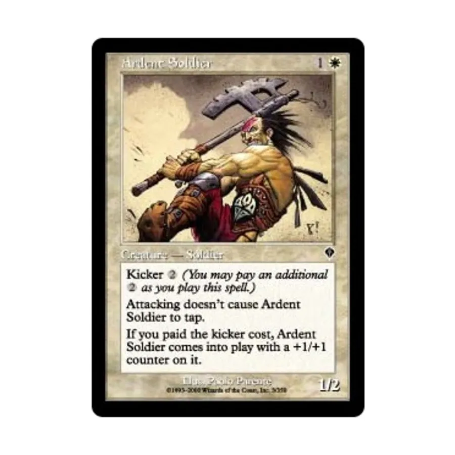 CCG Ярый солдат (C) (фольга), MTG - Invasion
CCG Ярый солдат (C) (фольга), MTG - Invasion