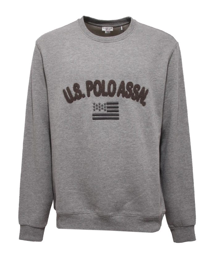 Серая хлопковая толстовка, модель 187 U.S. Polo Assn., серый
Серая хлопковая толстовка, модель 187 U.S. Polo Assn., серый