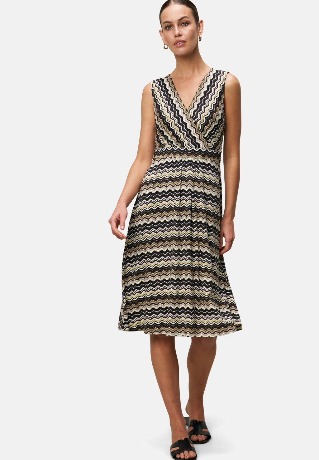 Повседневное платье MIT CHEVRON-MUSTER zero, бежевый
Повседневное платье MIT CHEVRON-MUSTER zero, бежевый