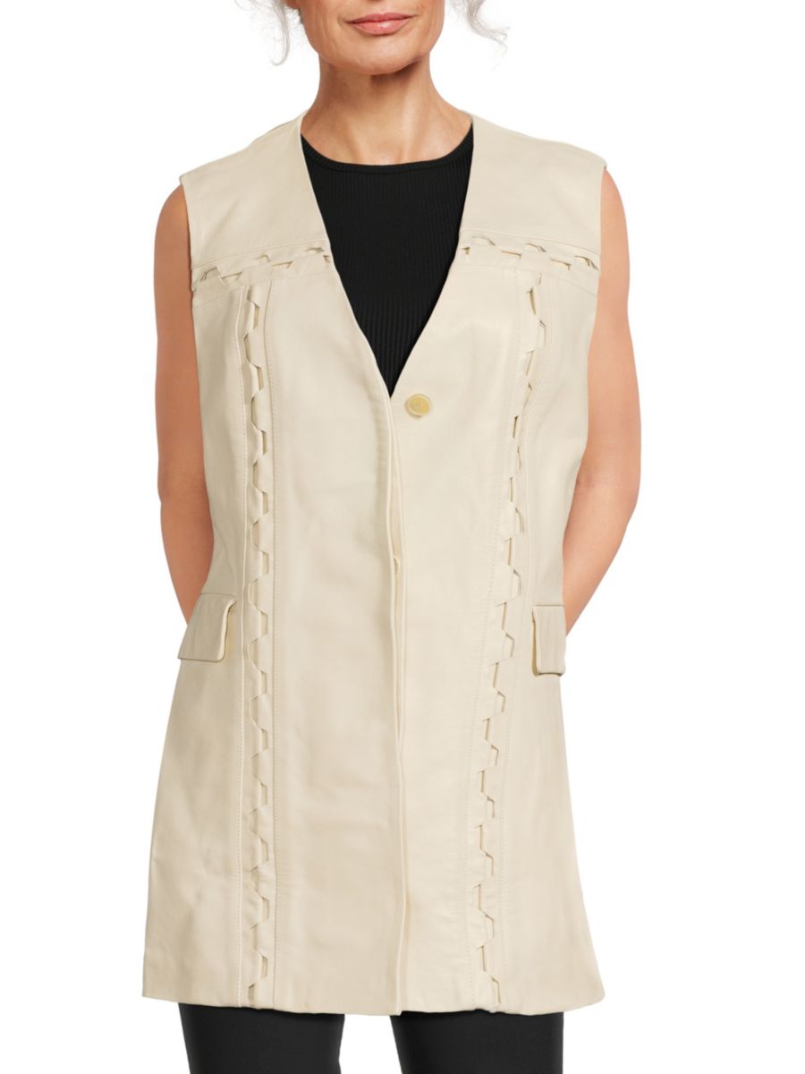 Кожаный жилет Ambush, белый
Кожаный жилет Ambush, белый