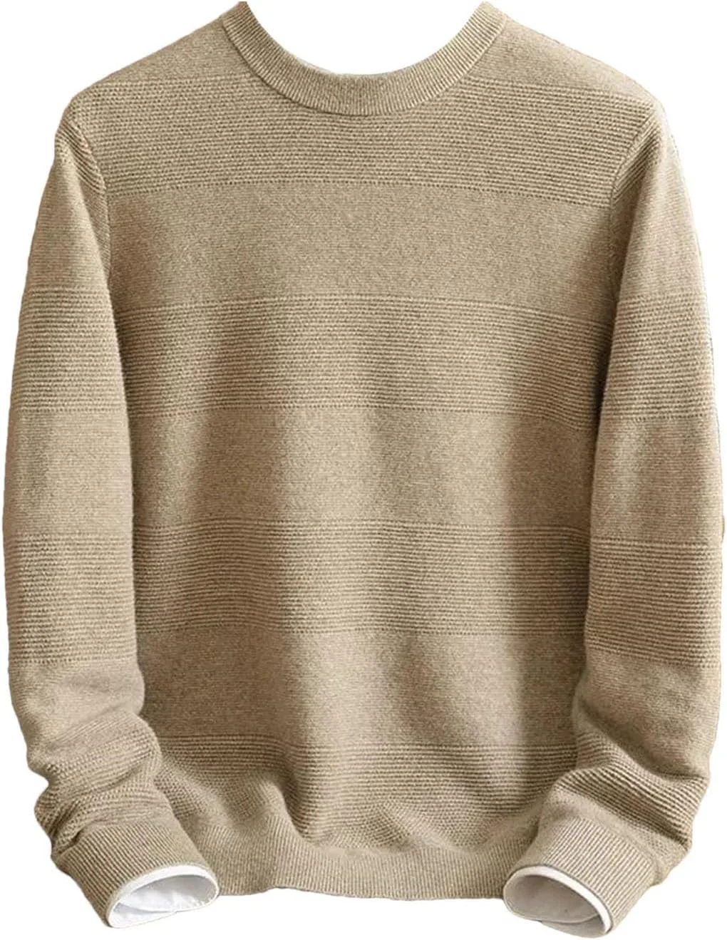 Мужской кашемировый свитер с длинным рукавом и круглым вырезом
Мужской кашемировый свитер с длинным рукавом и круглым вырезом