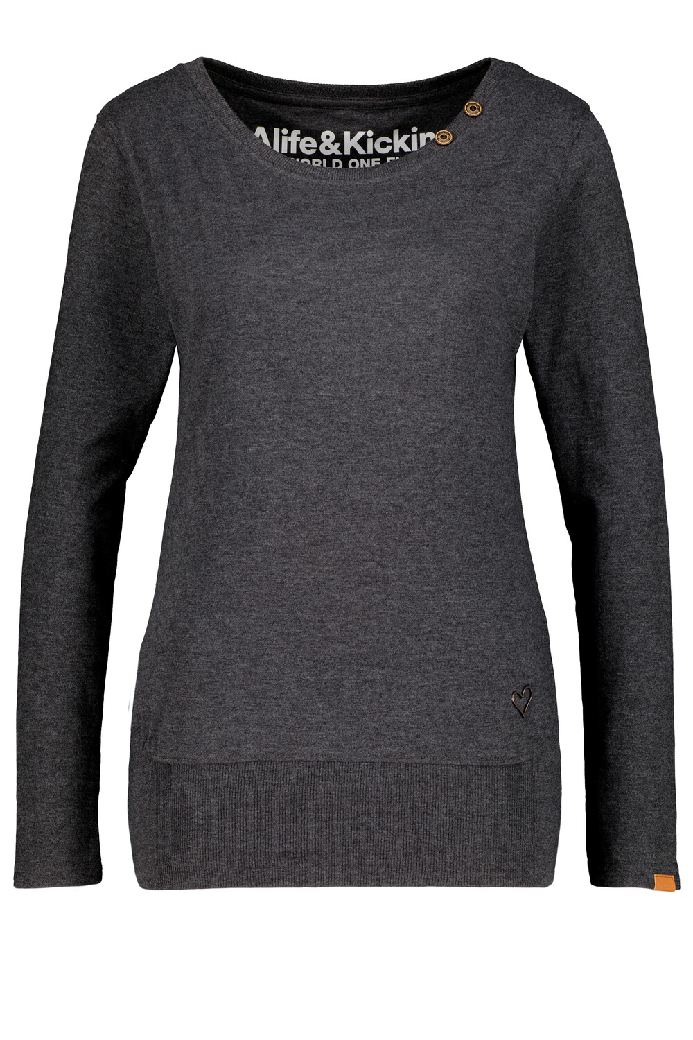 Лонгслив alife and kickin Langarmshirt,, Shirt, Longshirt, Oversize Shirt ConnyAK A, цвет moonless melange
Лонгслив alife and kickin Langarmshirt,, Shirt, Longshirt, Oversize Shirt ConnyAK A, цвет moonless melange