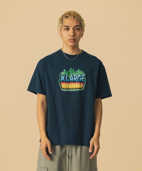 XLARGE Футболка, короткий рукав, оверсайз, SKYLINE, темно-синий
XLARGE Футболка, короткий рукав, оверсайз, SKYLINE, темно-синий