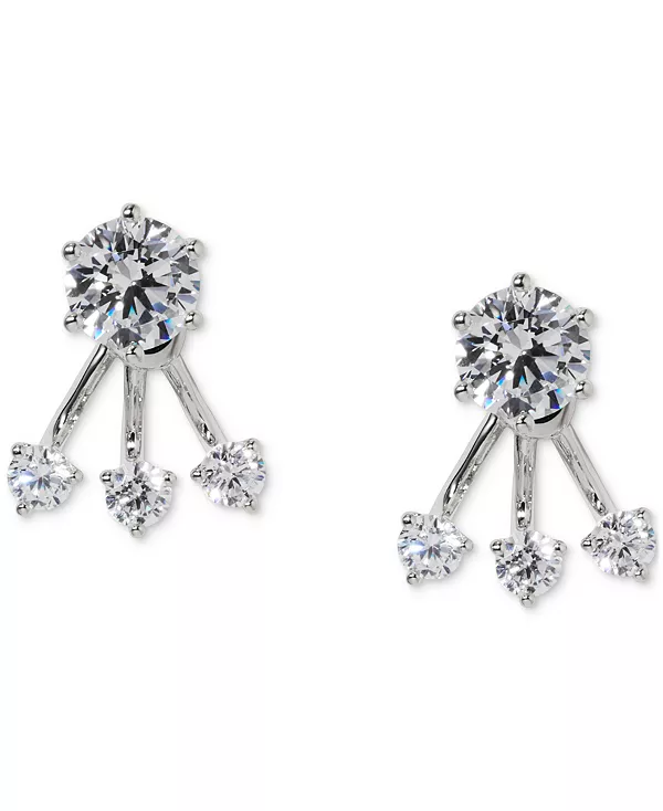 Серьги-Жакеты с серебристыми камнями, эксклюзивно в Macy's Eliot Danori, silver
Серьги-Жакеты с серебристыми камнями, эксклюзивно в Macy's Eliot Danori, silver